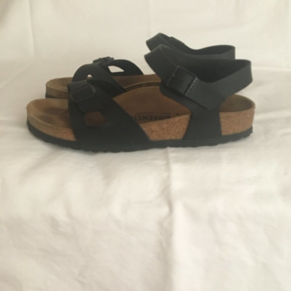 Black Back-Strap Birkenstocks - size 39